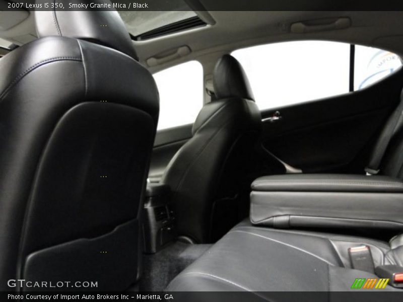 Smoky Granite Mica / Black 2007 Lexus IS 350