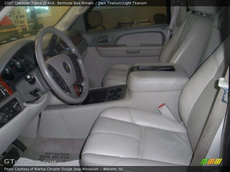 Bermuda Blue Metallic / Dark Titanium/Light Titanium 2007 Chevrolet Tahoe LS 4x4