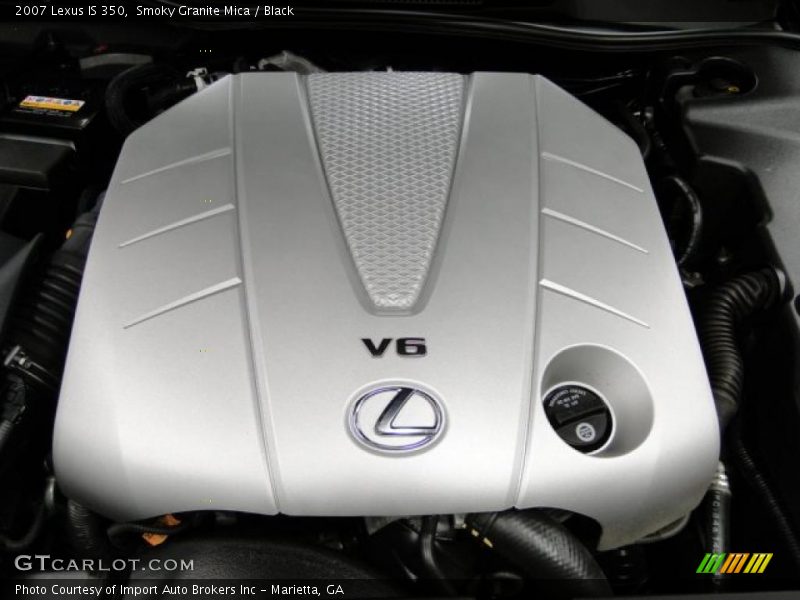 Smoky Granite Mica / Black 2007 Lexus IS 350