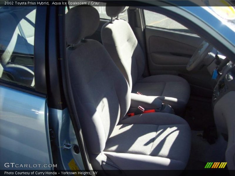 Aqua Ice Opalescent / Gray 2002 Toyota Prius Hybrid