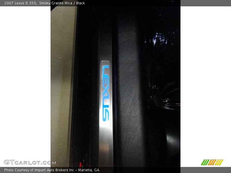 Smoky Granite Mica / Black 2007 Lexus IS 350