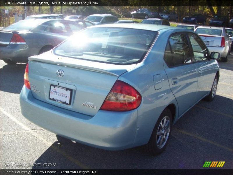 Aqua Ice Opalescent / Gray 2002 Toyota Prius Hybrid