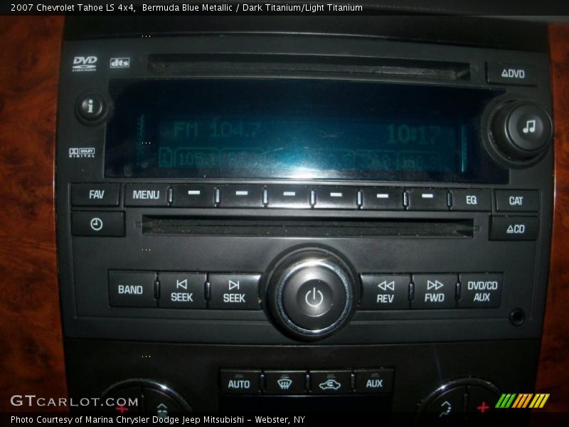Bermuda Blue Metallic / Dark Titanium/Light Titanium 2007 Chevrolet Tahoe LS 4x4