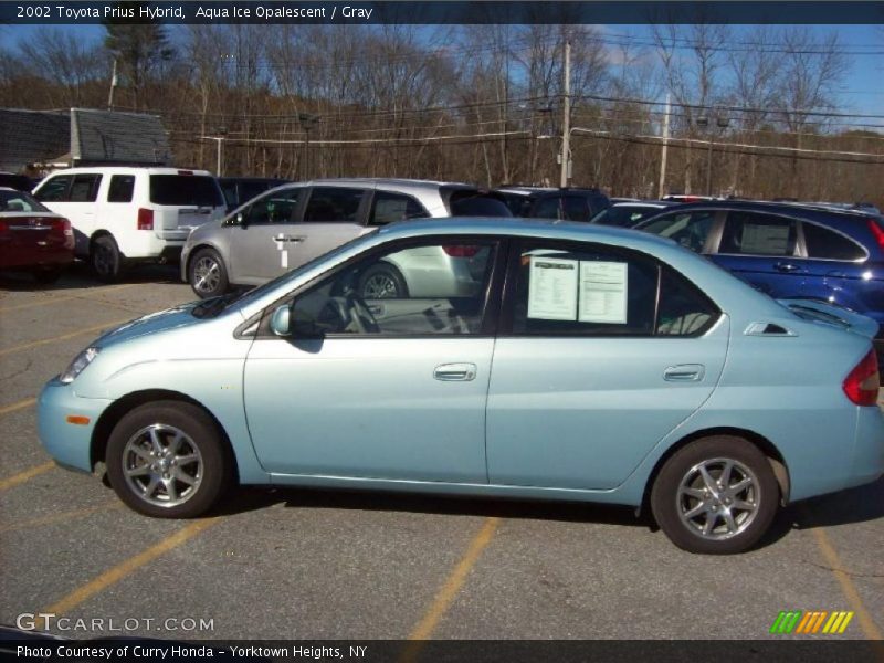 Aqua Ice Opalescent / Gray 2002 Toyota Prius Hybrid