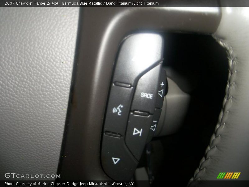 Bermuda Blue Metallic / Dark Titanium/Light Titanium 2007 Chevrolet Tahoe LS 4x4