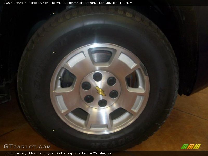 Bermuda Blue Metallic / Dark Titanium/Light Titanium 2007 Chevrolet Tahoe LS 4x4
