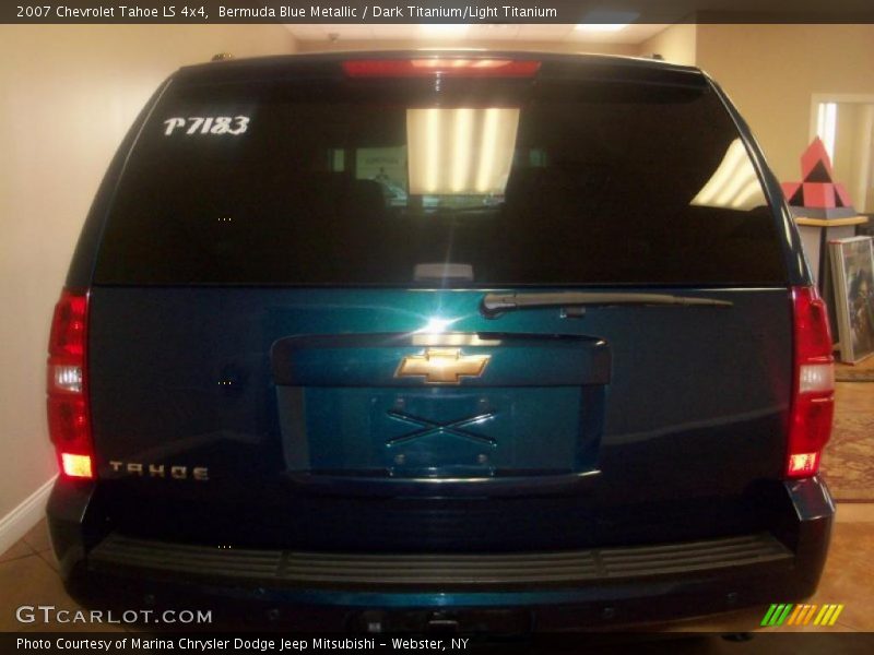 Bermuda Blue Metallic / Dark Titanium/Light Titanium 2007 Chevrolet Tahoe LS 4x4