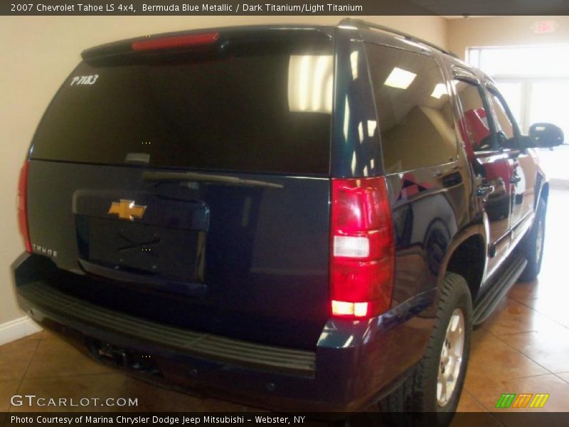 Bermuda Blue Metallic / Dark Titanium/Light Titanium 2007 Chevrolet Tahoe LS 4x4