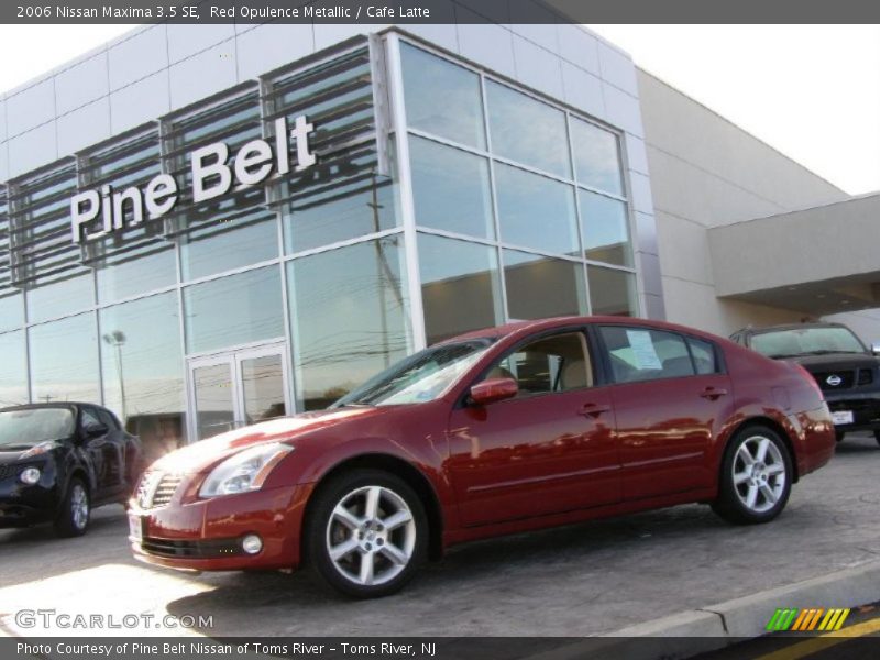 Red Opulence Metallic / Cafe Latte 2006 Nissan Maxima 3.5 SE