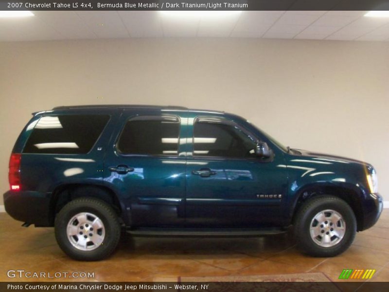 Bermuda Blue Metallic / Dark Titanium/Light Titanium 2007 Chevrolet Tahoe LS 4x4