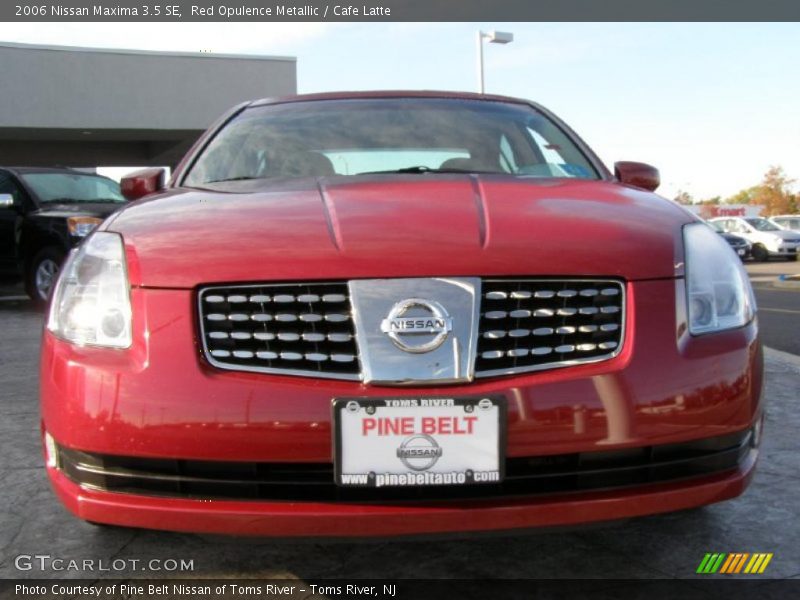 Red Opulence Metallic / Cafe Latte 2006 Nissan Maxima 3.5 SE