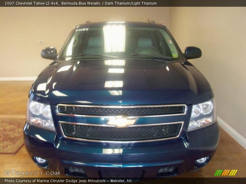 Bermuda Blue Metallic / Dark Titanium/Light Titanium 2007 Chevrolet Tahoe LS 4x4