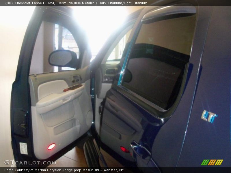 Bermuda Blue Metallic / Dark Titanium/Light Titanium 2007 Chevrolet Tahoe LS 4x4