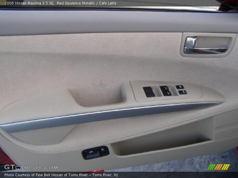 Red Opulence Metallic / Cafe Latte 2006 Nissan Maxima 3.5 SE