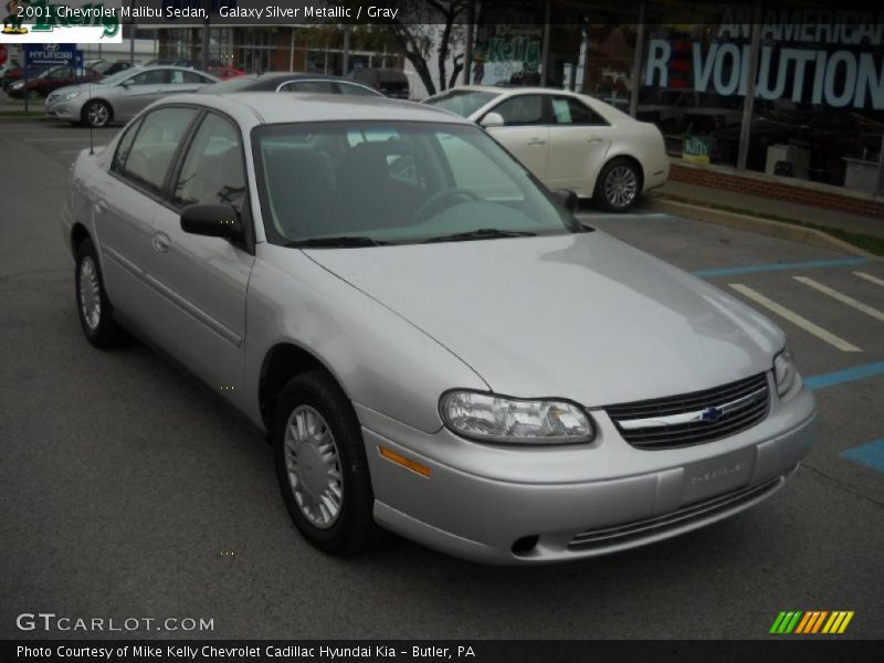 Galaxy Silver Metallic / Gray 2001 Chevrolet Malibu Sedan