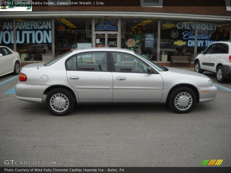 Galaxy Silver Metallic / Gray 2001 Chevrolet Malibu Sedan