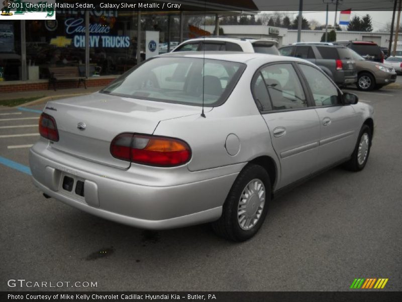 Galaxy Silver Metallic / Gray 2001 Chevrolet Malibu Sedan