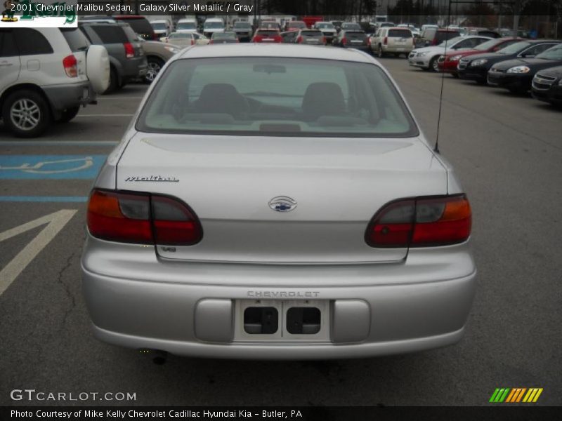 Galaxy Silver Metallic / Gray 2001 Chevrolet Malibu Sedan