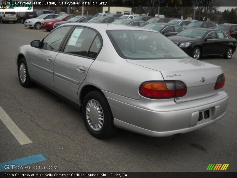 Galaxy Silver Metallic / Gray 2001 Chevrolet Malibu Sedan
