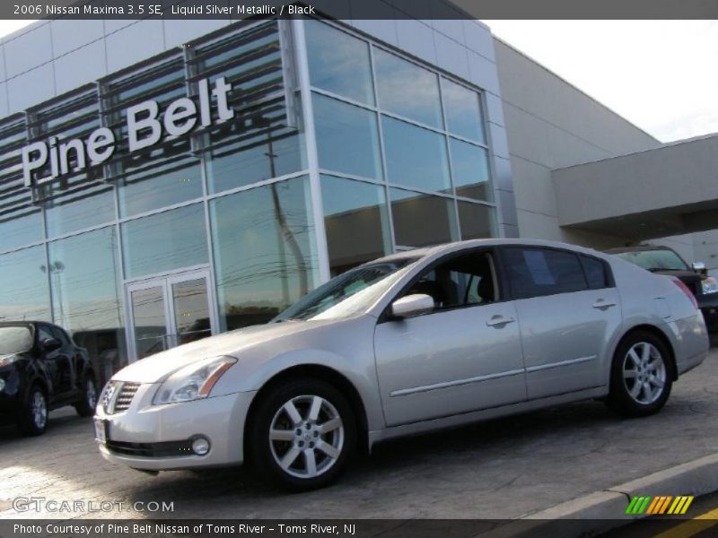 Liquid Silver Metallic / Black 2006 Nissan Maxima 3.5 SE