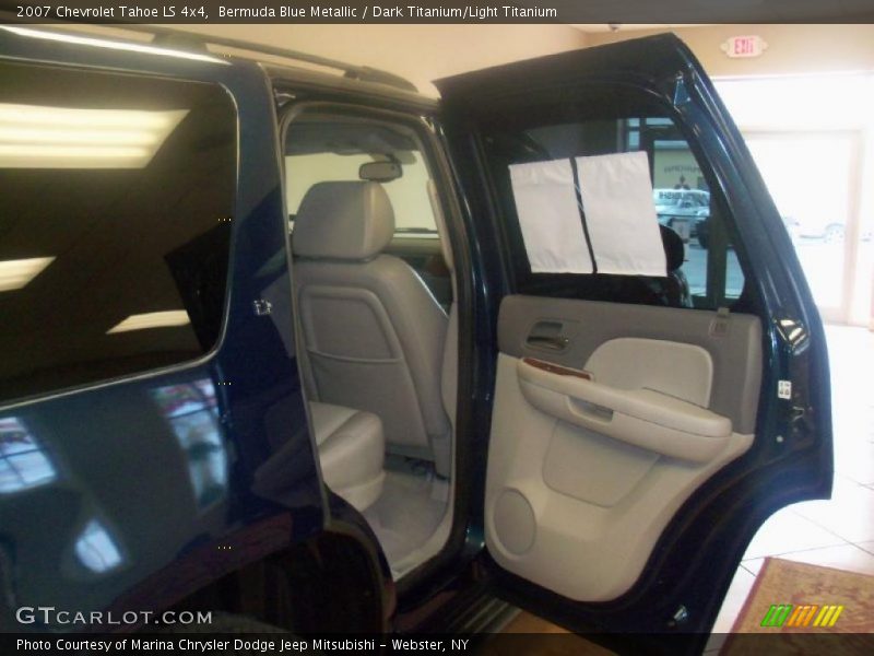 Bermuda Blue Metallic / Dark Titanium/Light Titanium 2007 Chevrolet Tahoe LS 4x4