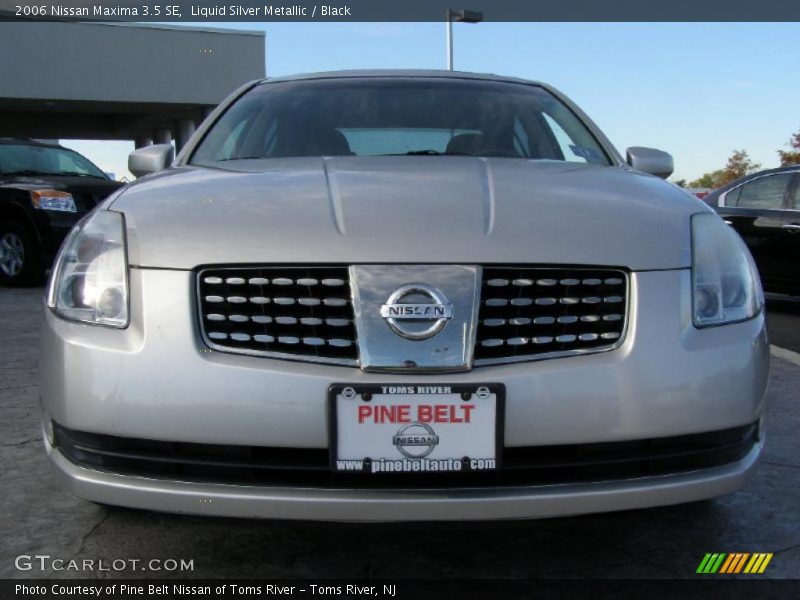 Liquid Silver Metallic / Black 2006 Nissan Maxima 3.5 SE