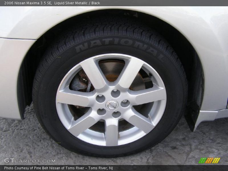 Liquid Silver Metallic / Black 2006 Nissan Maxima 3.5 SE
