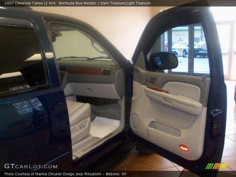 Bermuda Blue Metallic / Dark Titanium/Light Titanium 2007 Chevrolet Tahoe LS 4x4