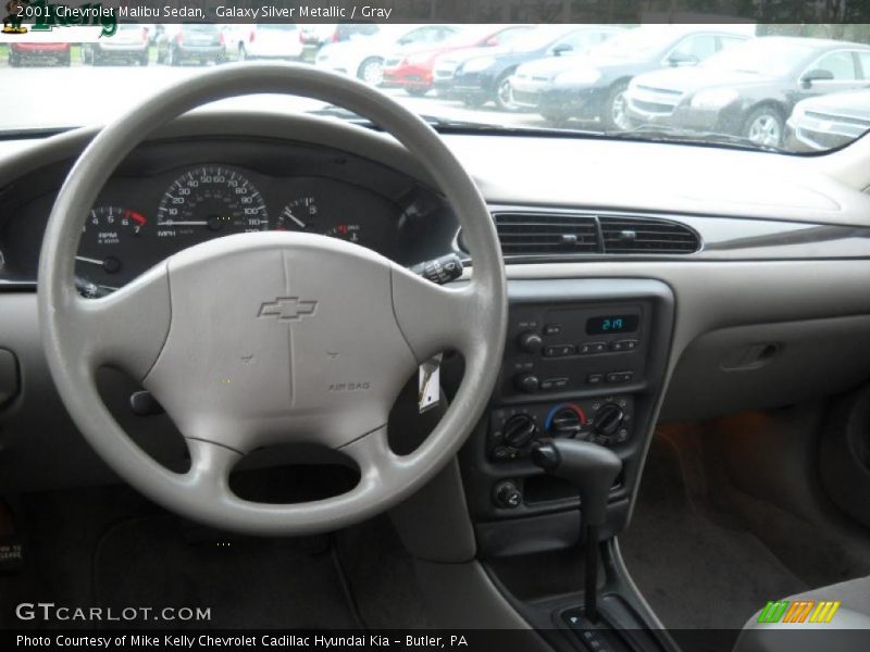 Galaxy Silver Metallic / Gray 2001 Chevrolet Malibu Sedan