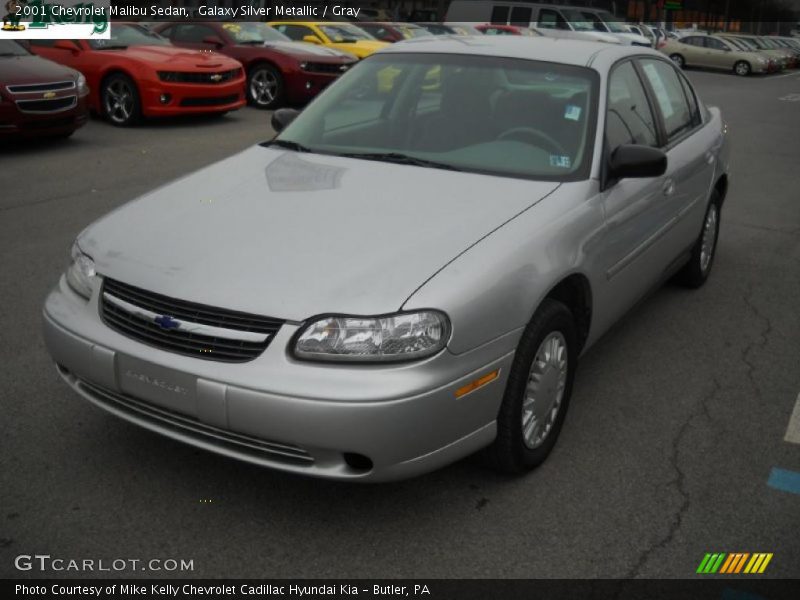 Galaxy Silver Metallic / Gray 2001 Chevrolet Malibu Sedan