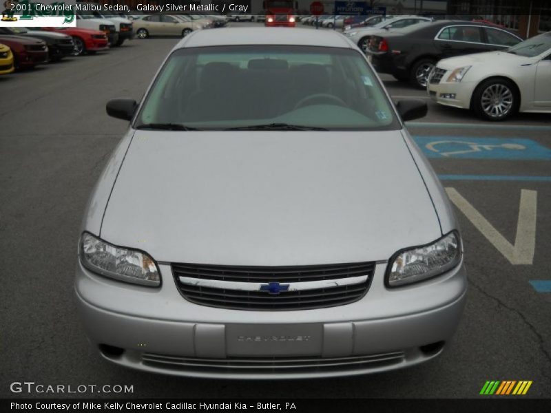 Galaxy Silver Metallic / Gray 2001 Chevrolet Malibu Sedan