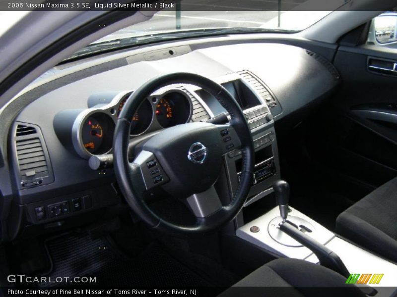 Liquid Silver Metallic / Black 2006 Nissan Maxima 3.5 SE