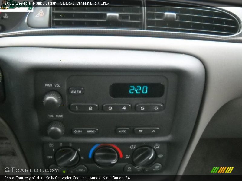 Galaxy Silver Metallic / Gray 2001 Chevrolet Malibu Sedan
