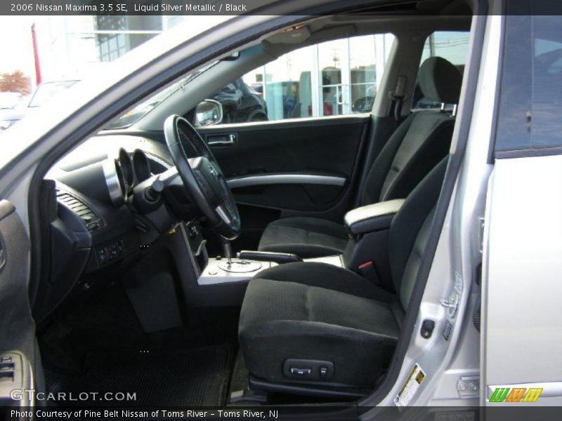 Liquid Silver Metallic / Black 2006 Nissan Maxima 3.5 SE