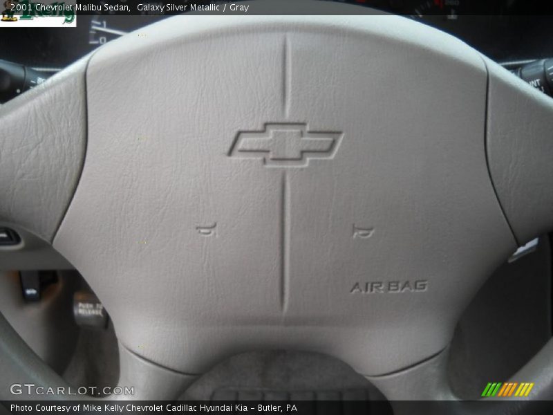 Galaxy Silver Metallic / Gray 2001 Chevrolet Malibu Sedan