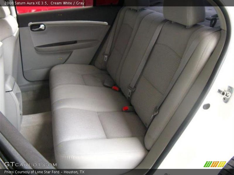 Cream White / Gray 2008 Saturn Aura XE 3.5