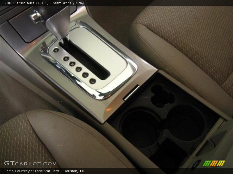 Cream White / Gray 2008 Saturn Aura XE 3.5