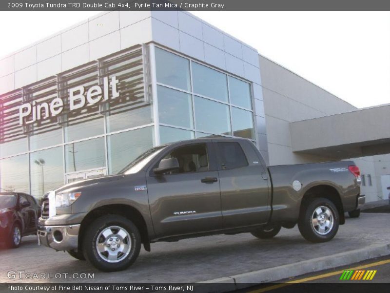 Pyrite Tan Mica / Graphite Gray 2009 Toyota Tundra TRD Double Cab 4x4
