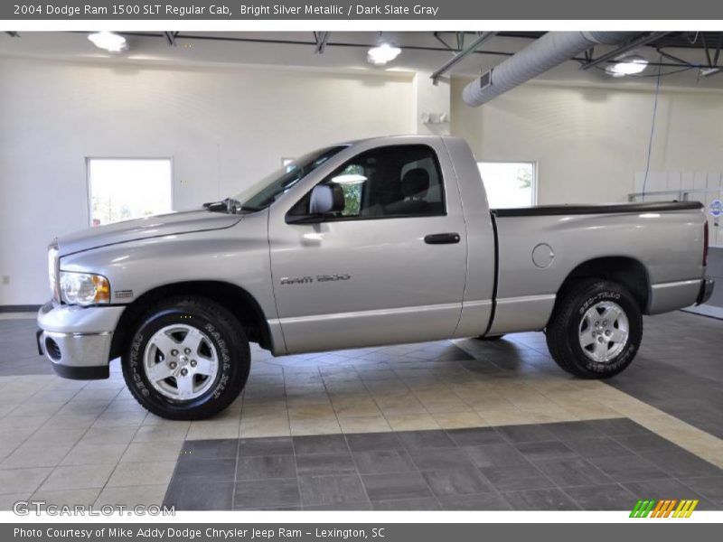 Bright Silver Metallic / Dark Slate Gray 2004 Dodge Ram 1500 SLT Regular Cab