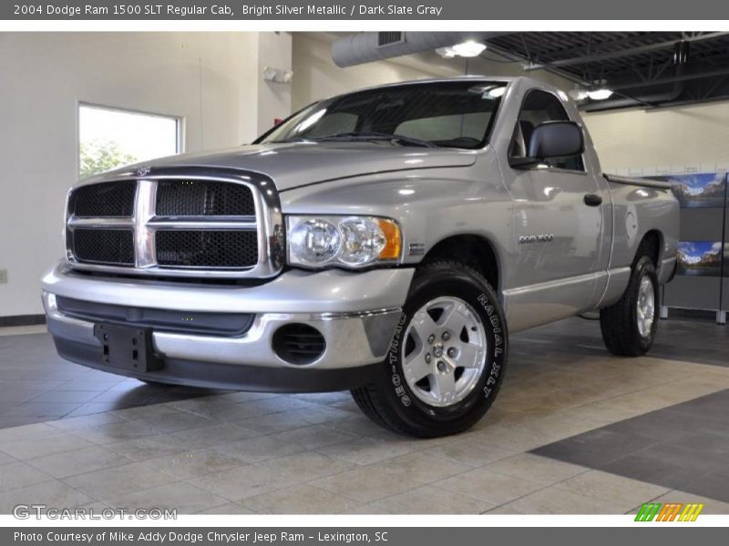 Bright Silver Metallic / Dark Slate Gray 2004 Dodge Ram 1500 SLT Regular Cab