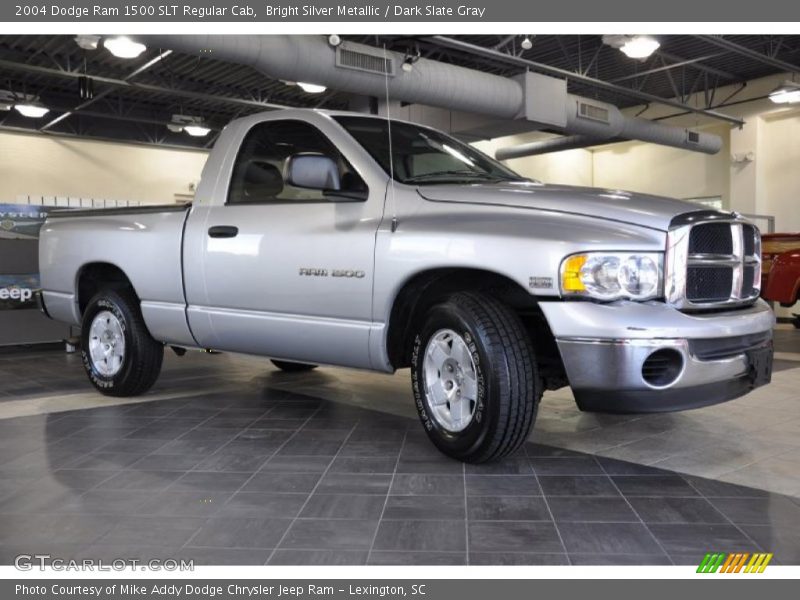 Bright Silver Metallic / Dark Slate Gray 2004 Dodge Ram 1500 SLT Regular Cab