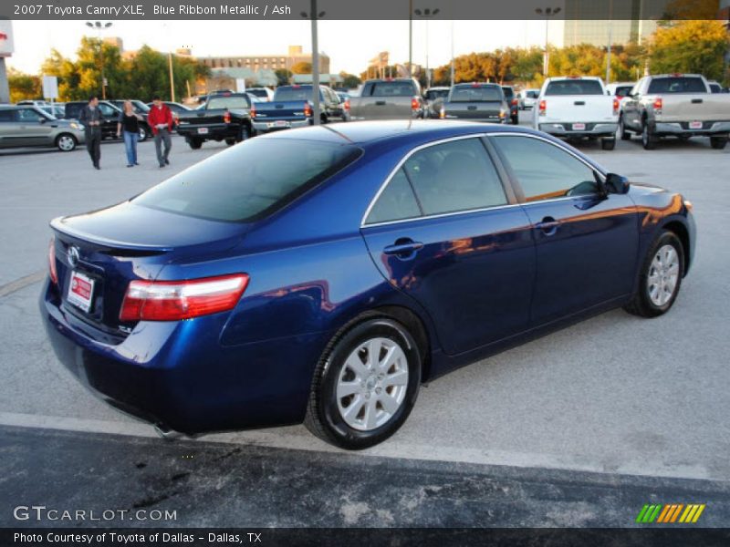 Blue Ribbon Metallic / Ash 2007 Toyota Camry XLE