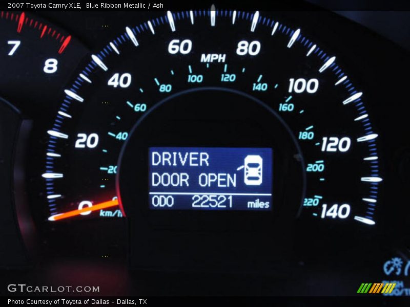 Blue Ribbon Metallic / Ash 2007 Toyota Camry XLE