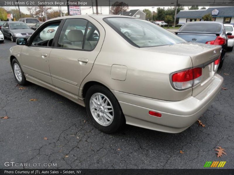 Sandrock Beige / Stone Beige 2001 Infiniti G 20
