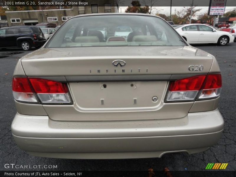Sandrock Beige / Stone Beige 2001 Infiniti G 20