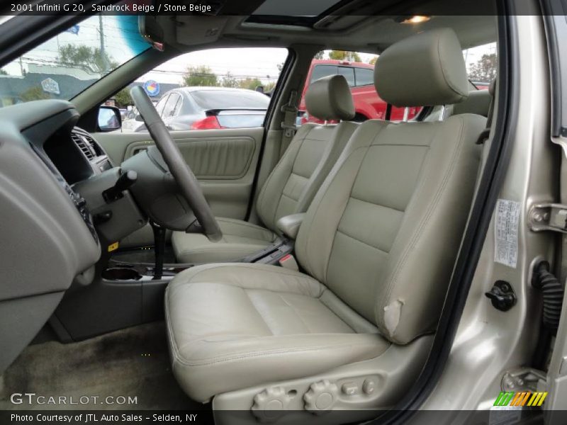  2001 G 20 Stone Beige Interior