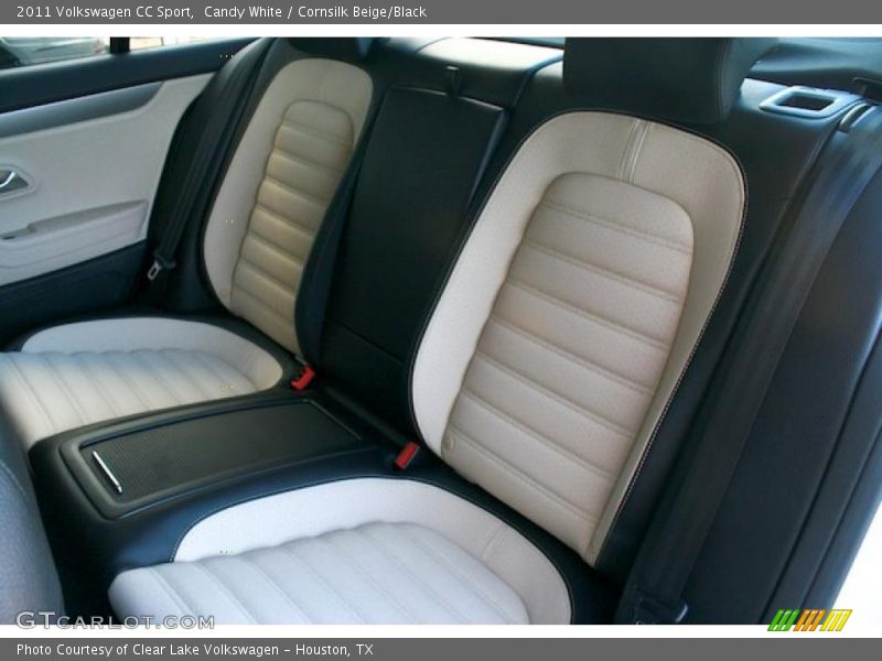 Candy White / Cornsilk Beige/Black 2011 Volkswagen CC Sport