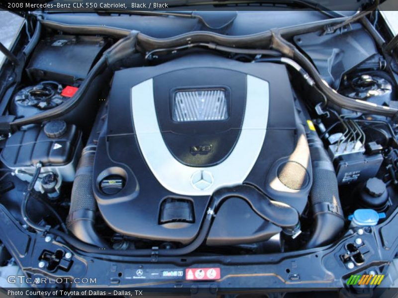  2008 CLK 550 Cabriolet Engine - 5.5 Liter DOHC 32-Valve VVT V8