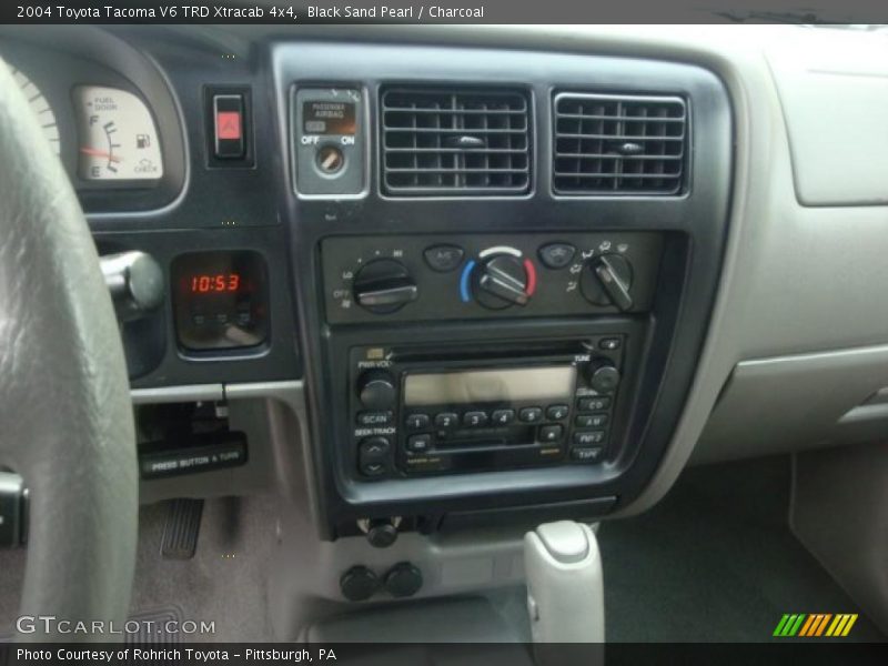 Black Sand Pearl / Charcoal 2004 Toyota Tacoma V6 TRD Xtracab 4x4