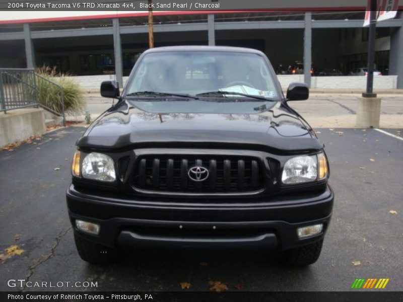 Black Sand Pearl / Charcoal 2004 Toyota Tacoma V6 TRD Xtracab 4x4